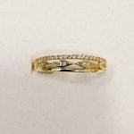 Anel ROSE prata dourada